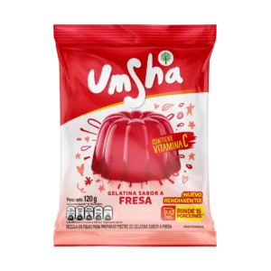 Umsha Gelatina Fresa 120gr
