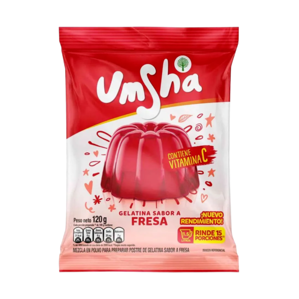 Umsha Gelatina Fresa 120gr