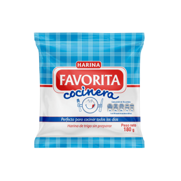 Harina Favorita Sin Prerarar 180gr (18un)