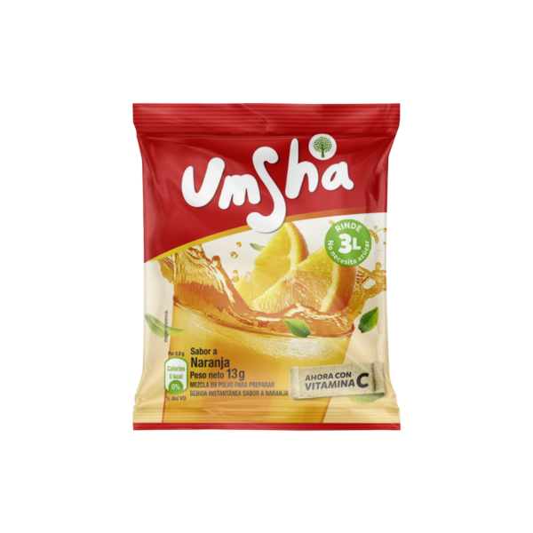Umsha Refresco Naranja 13gr