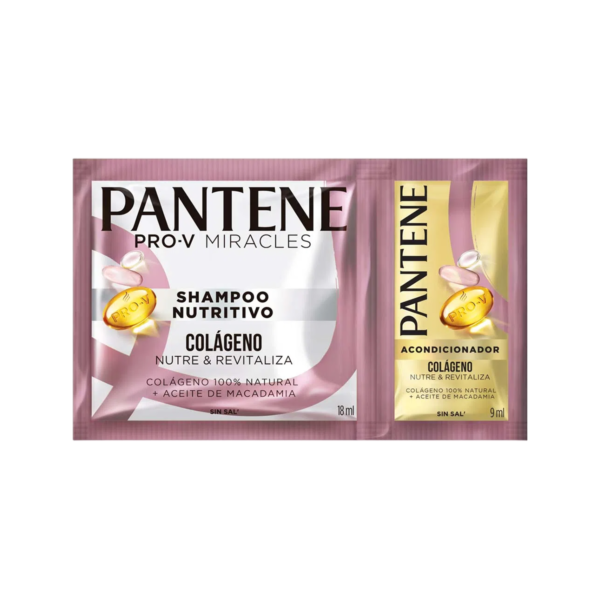 Shampoo Pantene Dual Colageno 27ml